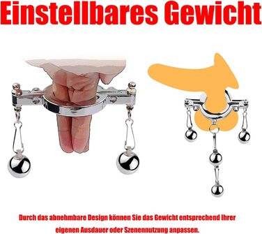 Кільце для яєчок, натягувач пеніса, сталевий, з металевими кульками. Кільце для пеніса, секс-іграшки для чоловіків. (2 стилі кульок + мотузка)