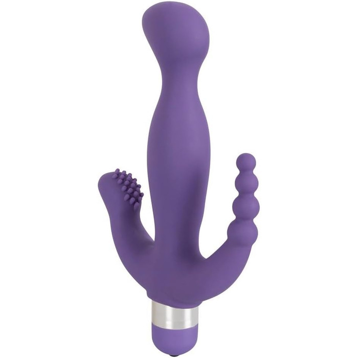 Вібратор You2Toys 3 Pointer: стимулятор клітора та ануса, масажер для жінок, фіолетовий