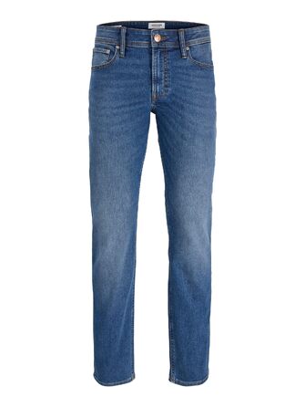 Чоловічі джинси Jack & Jones JJIClark Basic Straight синього кольору, прямий крій, Blue Denim (32W / 32L)