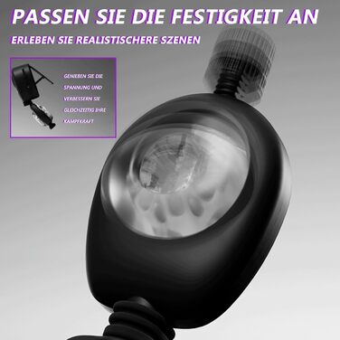 Вібратор для чоловіків з 9 рівнями вібрації та функцією страпа-он - сексуальна іграшка для чоловіків