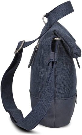 Жіноча сумка-месенджер Zwei Olli OT6 Rolltop, водовідштовхуюча крос-боді сумка через плече, 2.4 л, двоколірна (Navy)