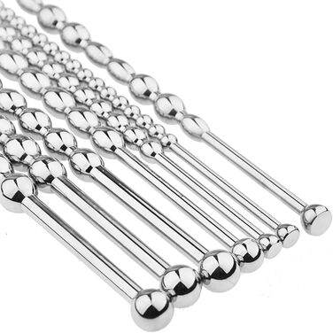 Набір дилататорів для секса з чоловіками BDSMAGE, нержавіюча сталь, 7 шт., 200 мм, для пар, 18+