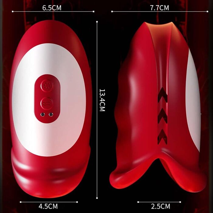 Масажер для чоловіків з 10 режимів стимуляції та вібрації, пеніс-тренер, сексуальна іграшка для чоловіків