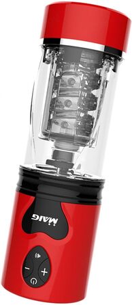 Автоматичний електричний статевий аксесуар для чоловіків з 5 телескопічними функціями та 3 швидкостями, з 3D силіконовою вагіною