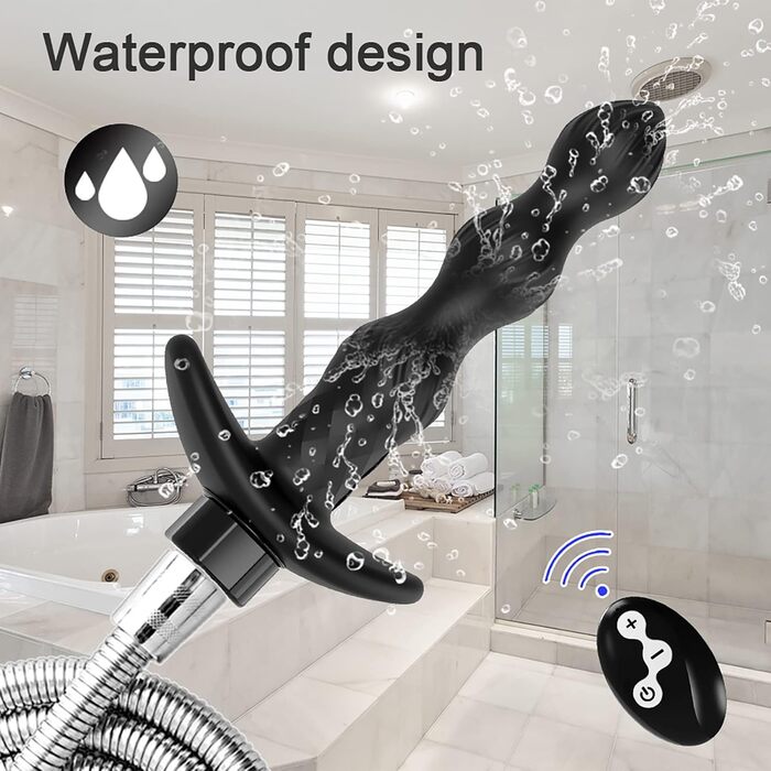 Анальний вібратор ChicLSQ з пультом дистанційного керування: 10 режимів, силікон, стимулятор G-точки, для чоловіків та жінок