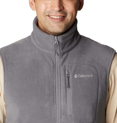Чоловічий флісовий жилет Columbia Fast Trek Fleece Vest, сірий (City Grey), сезон Осінь-Зима 2024/2025