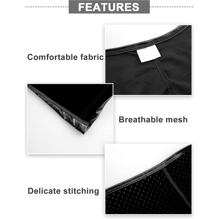 Чоловічий топ FEOYA з довгим рукавом, кроп-модель, металік, боксер, шорти з кишенями, для сцени, клубу, танців, чорний, XS-XL