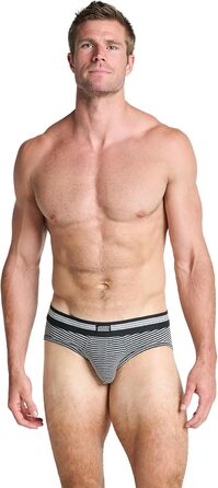 Труси чоловічі Jockey Cotton Stretch, 3 шт. в упаковці, бавовна та еластан, середньою посадкою, чорний колір, XL