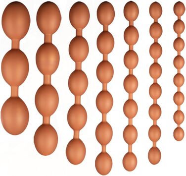 Анальні кулі з силікону Leyuye, екстра-довгі, анальна ланцюжок, плагін, для сексуальної стимуляції, чоловіки/жінки (XXXXL)