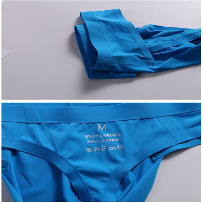 Танга чоловічі ультратонкі з льонової сітки Faringoto, 7 шт.