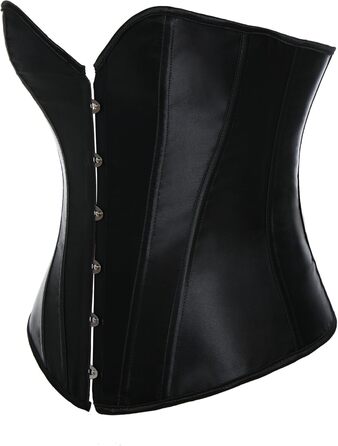 Корсет MISS MOY Donna Satin Bustino Overbust Білий (M, Чорний)