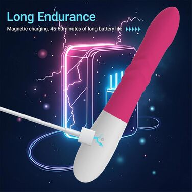 Вібратор G-Punkt, силіконовий вібратор для жінок, кліторальний, 10 режимів, телескопічний, анальний вібратор, для дорослих