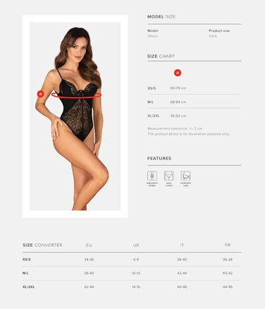 Сексуальний жіночий комплект нижньої білизни Selente Love & Fun: боді, боді-отворт та шовкова маска для очей, виготовлено в ЄС. Білий комплект, відкритий дизайн (XL-XXL, чорний з квітковою мереживом-отворт)