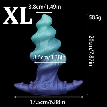 Аналізатор G-точки Jixaxe Dido XL: масажер для стимуляції та тренувань, з м'якого силікону та анкерною основою