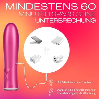 Вібратор Durex Tease & Vibe 2-в-1 з тезером - секс-іграшка для жінок, чоловіків та пар, 7 режимів вібрації, USB-зарядка, водонепроникний