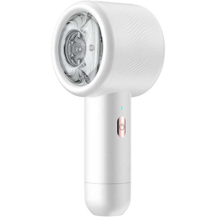 Електричний мастурбатор-чаша для чоловіків, автоматичний, 7 функцій, телескопічний, білий