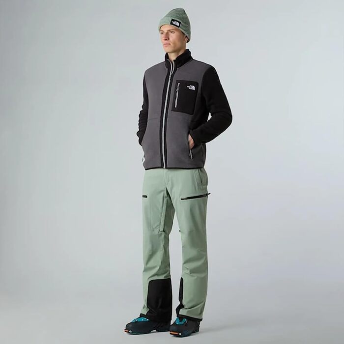 Чоловіча флісова куртка The North Face Yumiori на блискавці, Anthracite Grey/Tnf Blue, розмір M