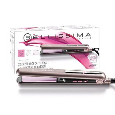 Випрямляч для волосся Bellissima Creativity B9 300 з керамічним покриттям, регулювання температури 150-230°C, сіро-фіолетовий