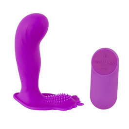 Вібратор жіночий ORION Slip-Vibrator з дистанційним керуванням, стимулятор G-точки та клітора, 10 режимів вібрації, рожевий