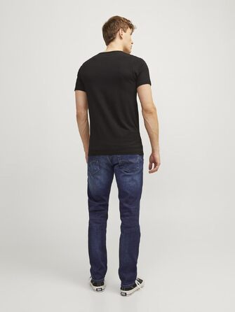 Чоловічі джинси Jack & Jones JJICLARK Regular Fit, синій денім, 36W / 34L
