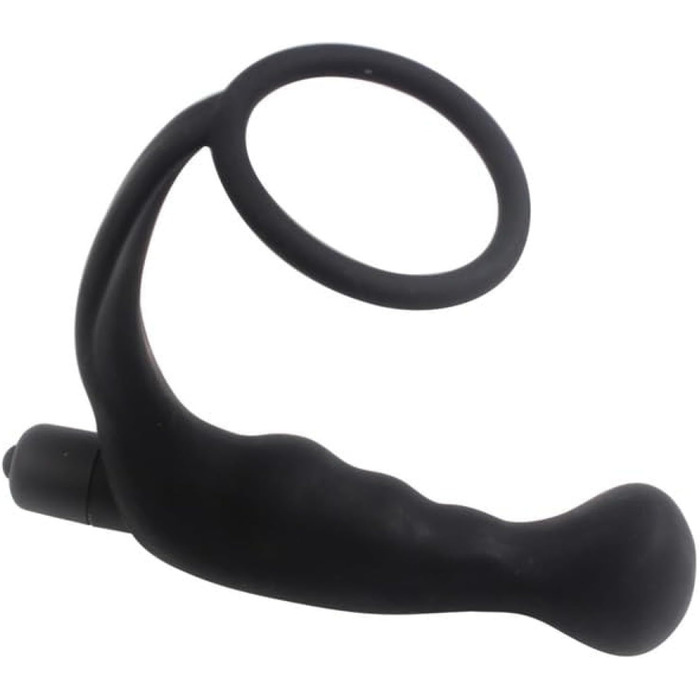 Вібратор для чоловіків: масажер простати, анальний плагін з вібрацією, силікон, для чоловіків