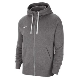 Чоловіча флісова кофта-худі Nike Park 20 з капюшоном та блискавкою, Charcoal Heather/White, розмір S
