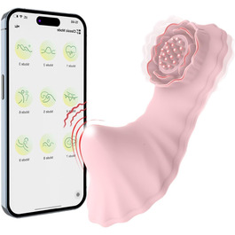 Вібратор для жінок Jinqian Butterfly з пультом керування, 9 режимів, BDSM, тихий, для пар