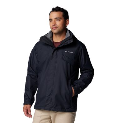 Чоловіча зимова куртка 3 в 1 Columbia Bugaboo Fleece Interchange, Ancient Fossil, розмір L