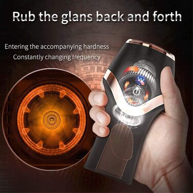 Масажер для чоловіків Zyledw з 12 режимами вібрації - автоматичний масажер для еротичного задоволення