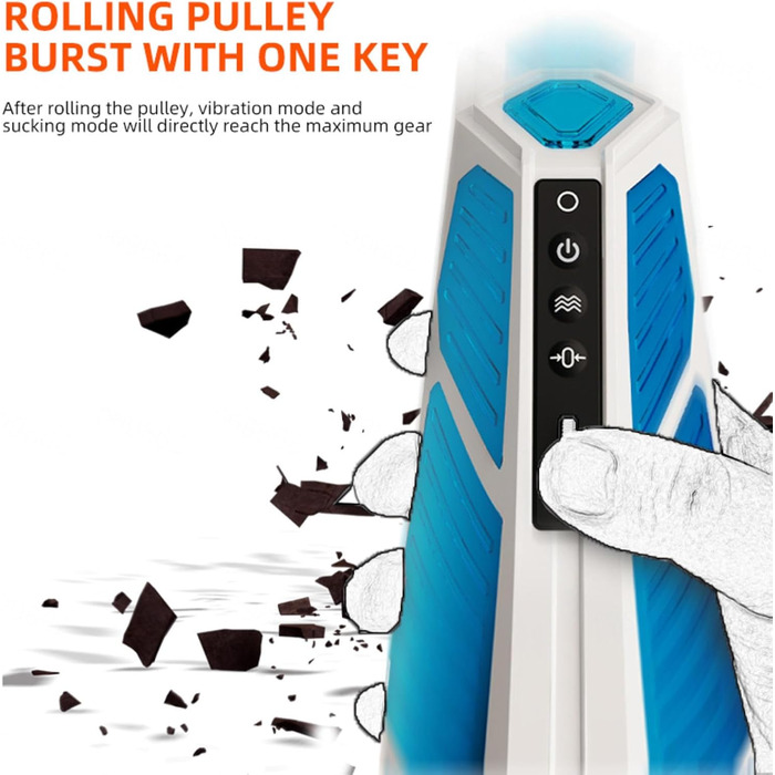 Масажер для чоловіків з 12 вібраціями та 5 режимами, стимулятор пеніса, секс-іграшка для чоловіків