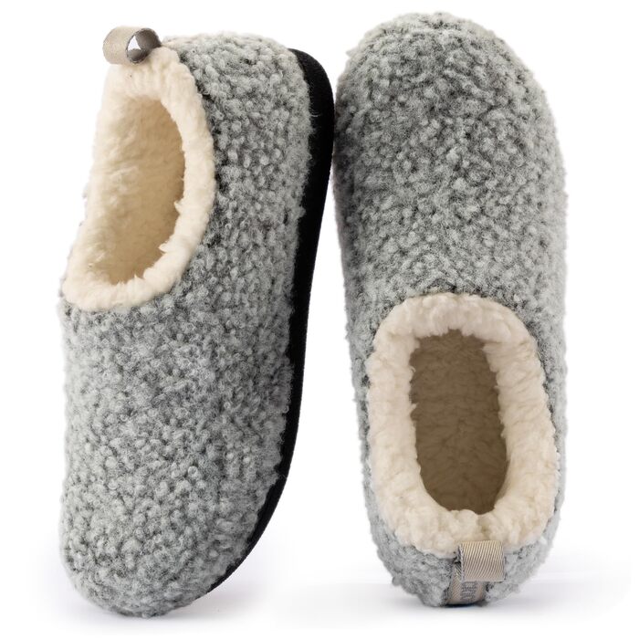 Жіночі домашні капці RockDove Nomad з ефектом пам'яті (Memory Foam), світло-сірі, розмір 38 EU