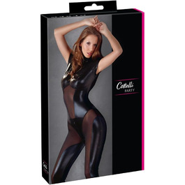 Загальний костюм-комбінезон Cottelli Collection чорного кольору, розмір M