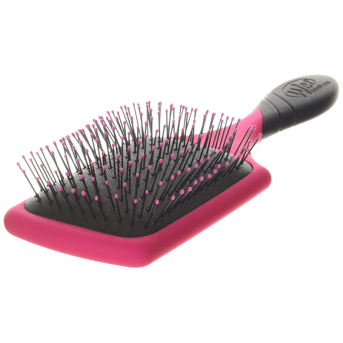 Щітка для волосся Wet Brush Pro Paddle Detangler Purple — розплутуюча гребінець з ергономічною ручкою EasyGrip та гнучкими щетинками Intelliflex, лімітована серія
