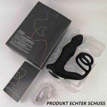 Анальні вібратори 3-в-1 для чоловіків: вібратор, плагін, керування через додаток. 9 режимів, сексуальні іграшки для чоловіків