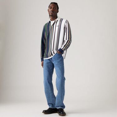 Чоловічі джинси Levi's 555 Relaxed Straight Blue Essentials, сині (34W / 34L)