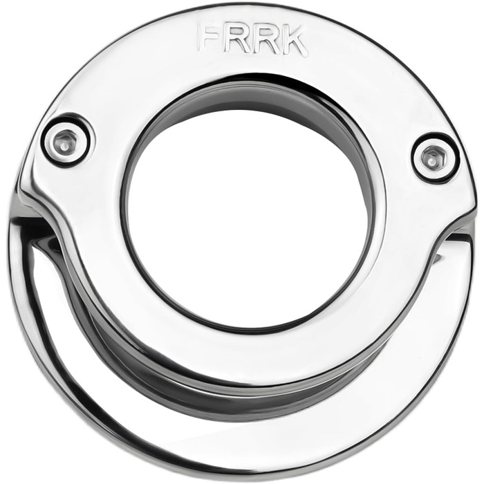 Чоловічий пояс для контролю (кайдани) з нержавіючої сталі - металевий когтей для статевого члена з регульованим замком - набір для кайданів BDSM з кільцями для статевого члена, для чоловіків (L 43 мм)