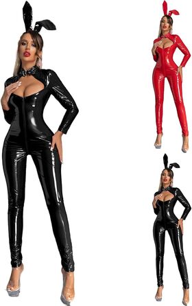 Латексний боді для дорослих: сексуальна спідниця, панчохи, одяг для кросдресерів, BDSM спідниця, чорний колір, розмір 3XL