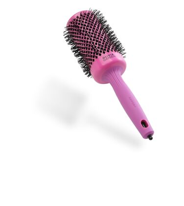 Керамічна кругла щітка для волосся Olivia Garden Expert Blowout Shine, антистатична, для блиску та гладкості, рожева, 55 мм (L)