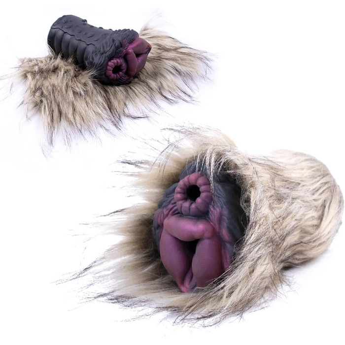 Реалістичний силіконовий мастурбатор-чаша з 3D-вагіною та анальним отвором 2 в 1 для чоловіків