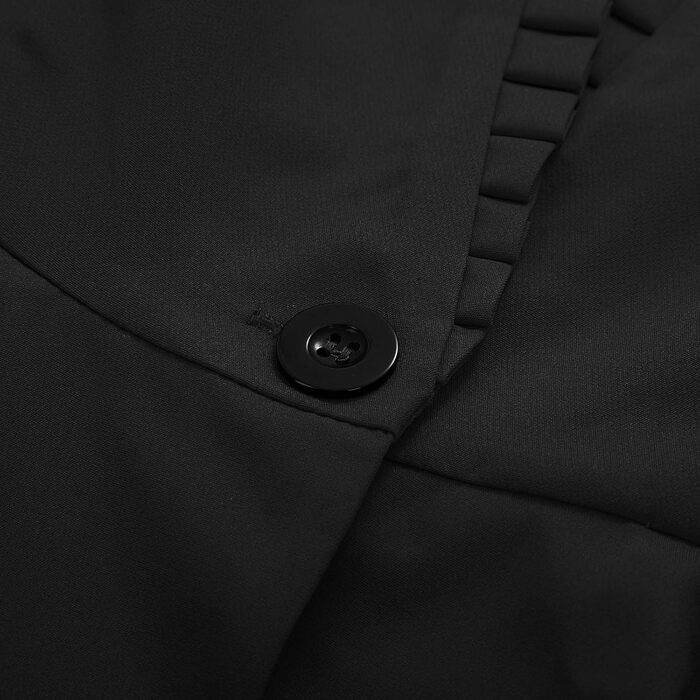 Жіночий костюм на Хелловін: корсет-жакет у стилі ренесанс/вікторіан/готика/стеampunk, чорний, XL