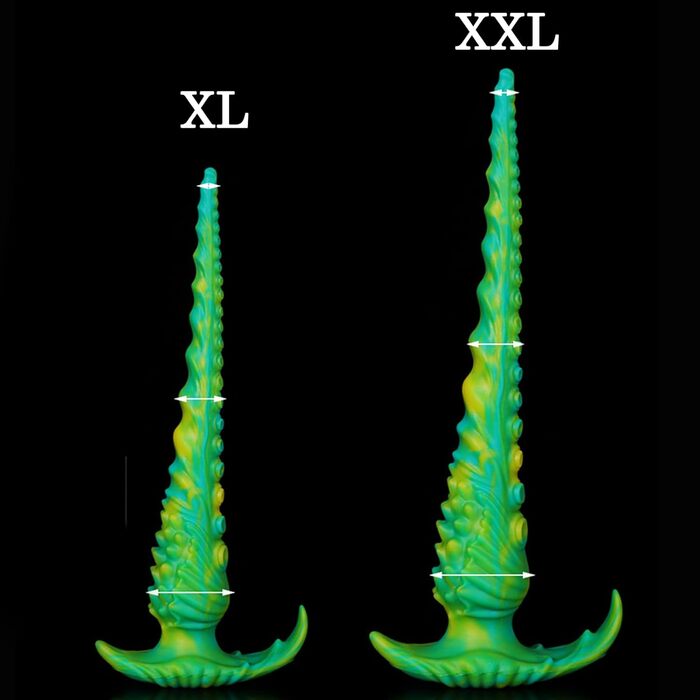 Анальний дилда MACQIU з щупальцями, екстремально велика, для чоловіків та жінок