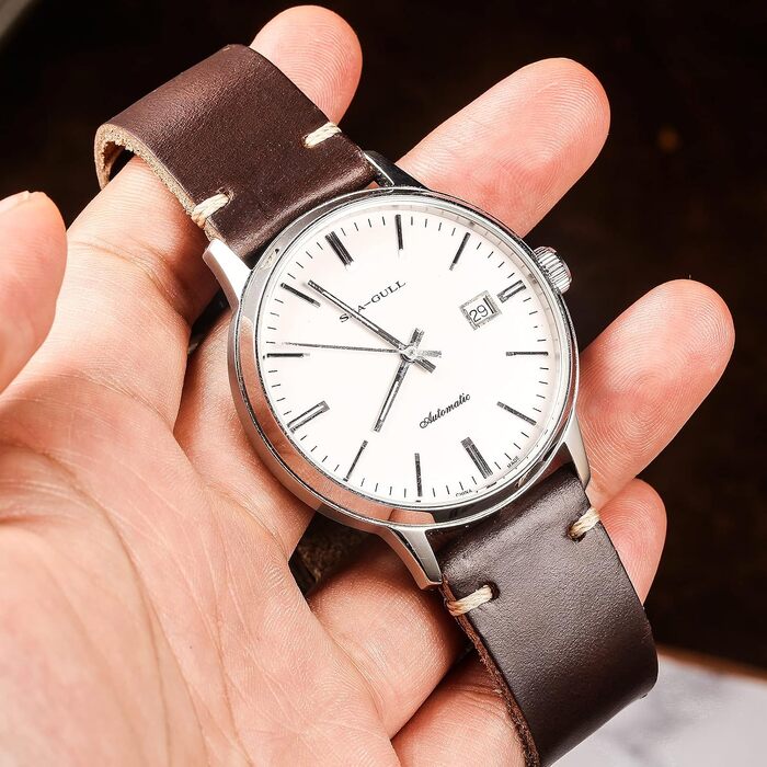 Шкіряний ремінець для годинника Horween Vintage з швидкознімним кріпленням, коричневий, 20 мм