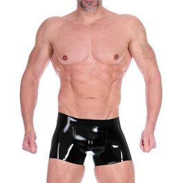Шорти-боксери чоловічі з латексу Kangxinsheng, натуральний гумовий латекс, XL, для косплею та вечірок