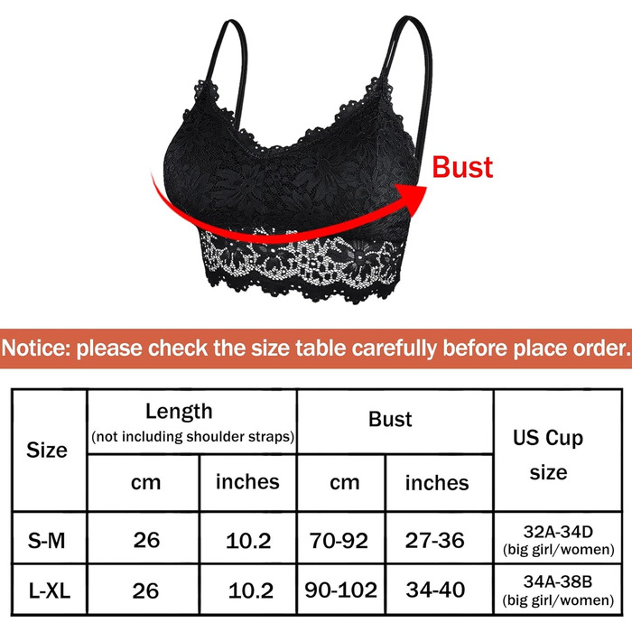 Трусики-бра бюстгальтер мереживний з підкладкою Duufin, 5 шт. для жінок та дівчат, кольори: рожевий, сірий, чорний, бежевий, білий (S-M)