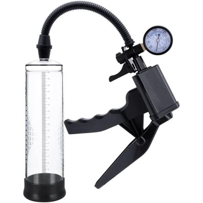 Вакуумна помпа для збільшення пеніса з манометром, сексуальна іграшка для чоловіків
