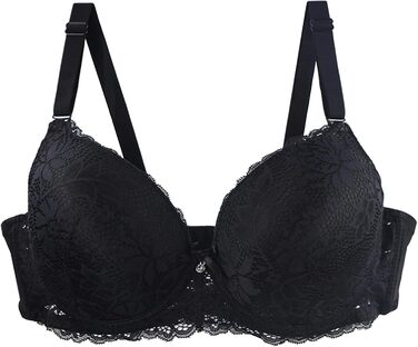 CSKJ Набір з 3-х спортивних бюстгальтерів для великих грудей. Класичний мереживний бюстгальтер з підтримкою, без кісточок, регульовані бретелі, м'який, безшовний, з підкладкою. Ідеально підходить для йоги, занять спортом та повсякденного носіння.