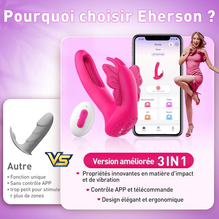 Портативний вібратор для жінок з пультом дистанційного керування, 9 режимів, анальний дildo, рожевий, unisize