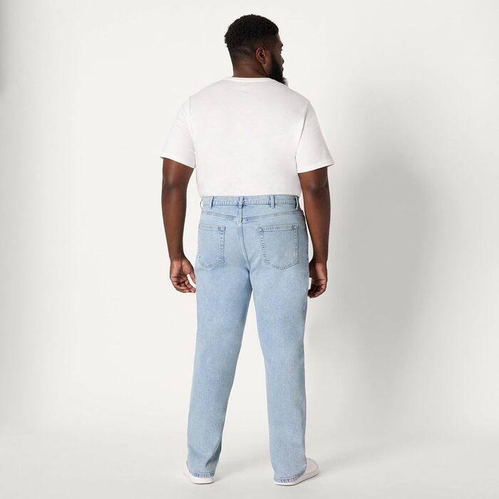 Чоловічі джинси Amazon Essentials Relaxed Fit, світло-блакитний колір (Light Ice), 35W / 34L