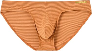 Чоловічі труси ZUOAIYIN з великою сіткою. Сексуальна білизна для чоловіків, виготовлена з поліестеру та спандексу. Розмір XL, колір: абрикосовий.