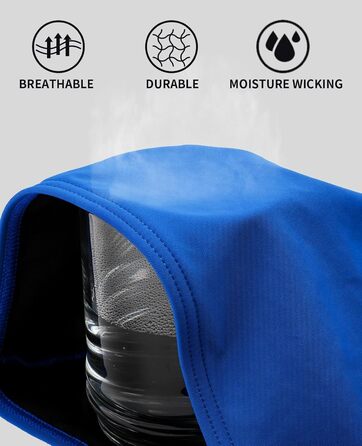 Купальник жіночий Charmo з животом, спортивний, з блискавкою спереду, блакитний/темно-синій, з чашками